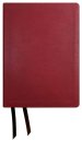 NASB 2020 Wide Margin Reference Bible, Maroon, Leathertex