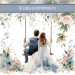 Blessings On Your Wedding Day Swing - Greeting Card