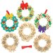 Christmas Wreath Decorations (Pack of 10)