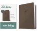 Premium Gift Bible NLT, Filament Enabled (LeatherLike, Star Cross Taupe, Red Letter)