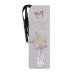 Garden Notes Gray Faux Leather Bookmark