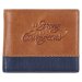 Wallet Leather Two-tone Be Strong & Courageous Josh. 1:9