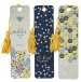 Bookmark Set-Kind Words Are Like Honey W/Tassel (Proverbs 16:24)-Navy & Yellow (Pack Of 3)