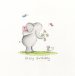 Elephant & Mouse Birthday Card