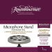 Silver Mic Stand Communion Tray