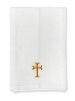 New 14" x 14" Lavabo Towel - Gold Cross Design