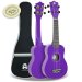 Rocket Series Soprano Purple Ukulele With Bag