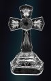 7" Glass Standing Cross