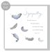 Sympathy Feathers Foil Single Card