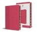 KJV Holy Bible, Large Print Medium Format, Fucsia Faux Leather W/Ribbon Marker, Red Letter, Thumb Index