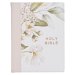 KJV Note-taking Bible Faux Leather HC, Gray Floral Printed