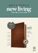 NLT Large Print Thinline Reference Bible, Filament Enabled (Genuine Leather, Brown, Indexed, Red Letter)