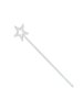 White Glitter Star Wand - Nativity Costume Accessory