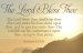 Inspirational Postcard: The Lord Bless Thee (Package of 25)