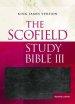 KJV Scofield Study Bible III: Brown/Tan, Bonded leather basketweave 