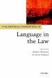 Philosophical Foundations of Language in the Law