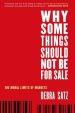 Why Some Things Should Not be for Sale