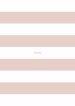 Spirit Stationery Striped A5 Notebook - Dusty Pink