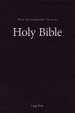 NIV, Pew and Worship Bible, Large Print, Hardcover, Black