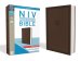 NIV, Value Thinline Bible, Large Print, Imitation Leather, Brown