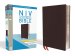 NIV, Thinline Bible, Giant Print, Bonded Leather, Burgundy, Red Letter Edition