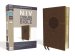 NIV, Thinline Reference Bible (Deep Study at a Portable Size), Leathersoft, Brown, Red Letter, Comfort Print