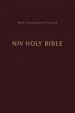 NIV, Holy Bible, Compact, Paperback, Burgundy, Comfort Print