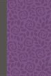 NIV Thinline Bible, Giant Print, Leathersoft, Gray/Purple, Red Letter, Thumb Indexed, Comfort Print