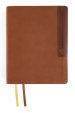 NIV, Journal the Word Bible (Perfect for Note-Taking), Large Print, Leathersoft, Brown, Red Letter, Comfort Print