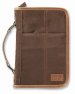 Extra Large Aviator Brown Suede Bible Cover - XL