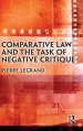 Comparative Law and the Task of Negative Critique