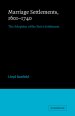 Marriage Settlements, 1601-1740: The Adoption of the Strict Settlement