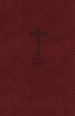 KJV, Value Thinline Bible, Large Print, Imitation Leather, Burgundy, Red Letter Edition