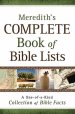 Meredith's Complete Book of Bible Lists