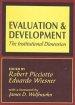 Evaluation and Development: The Institutional Dimension