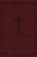 KJV, Reference Bible, Personal Size Giant Print, Imitation Leather, Burgundy, Indexed, Red Letter Edition