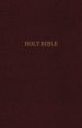 KJV, Reference Bible, Super Giant Print, Leather-Look, Burgundy, Indexed, Red Letter Edition