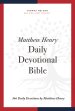 NKJV, Matthew Henry Daily Devotional Bible, Hardcover, Red Letter, Comfort Print