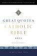 NRSVCE, Great Quotes Catholic Bible, Leathersoft, Black, Comfort Print