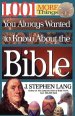 1,001 MORE Things You Always Wanted to Know About the Bible