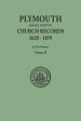 Plymouth Church Records, 1620-1859 [Massachusetts]. in Two Volumes. Volume II