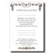 Doves Baptism Certificate - Pack of 10