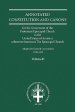 Annotated Constitutions And Canons Volume 2