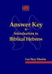 Answer Key to Introduction to Biblical Hebrew