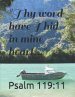 "Thy word have I hid in mine heart...": Psalm 119:11