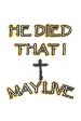 He died that I may live Notebook: Notizbuch Geschenk-Idee - Karo - A5 - 120 Seiten