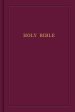 KJV Pew Bible, Burgundy, Hardback, Red Letter, Topical Page Headings