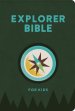 CSB Explorer Bible for Kids, Olive Compass LeatherTouch, Indexed