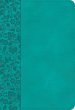 NASB Large Print Compact Reference Bible, Teal LeatherTouch