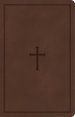 CSB Large Print Personal Size Reference Bible, Brown LeatherTouch